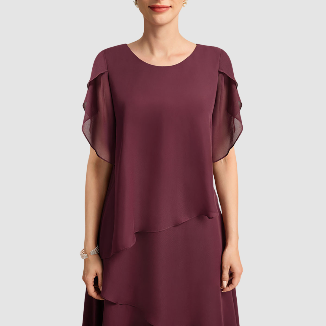 Cierra™ Elegant Chiffon Dress
