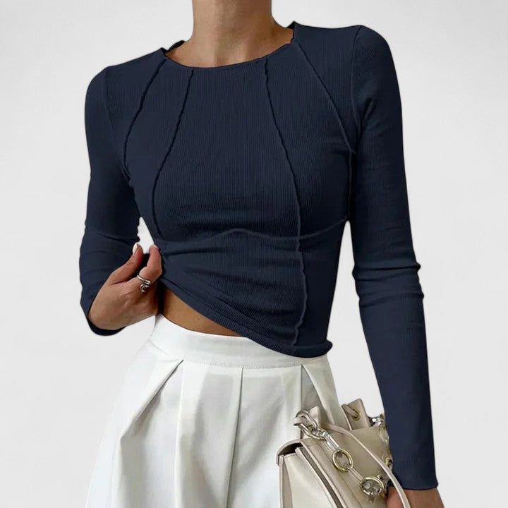 Denise™ Elegant Casual Long-Sleeve Top