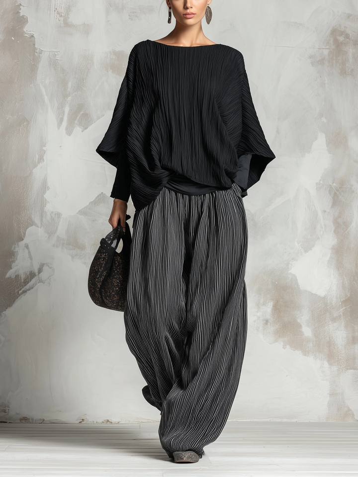 Beulah™ Pleated Batwing Two-Piece Set