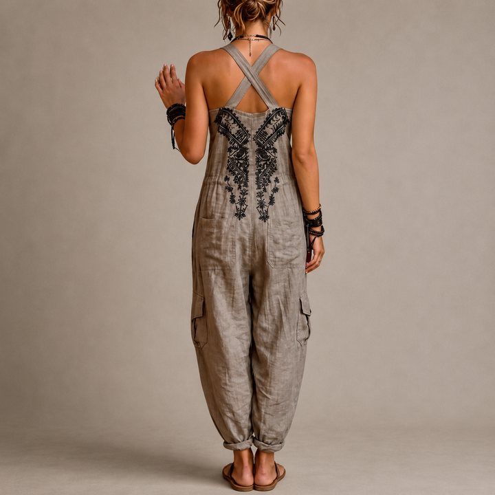 Hattie™ Embroidered Harem Jumpsuit