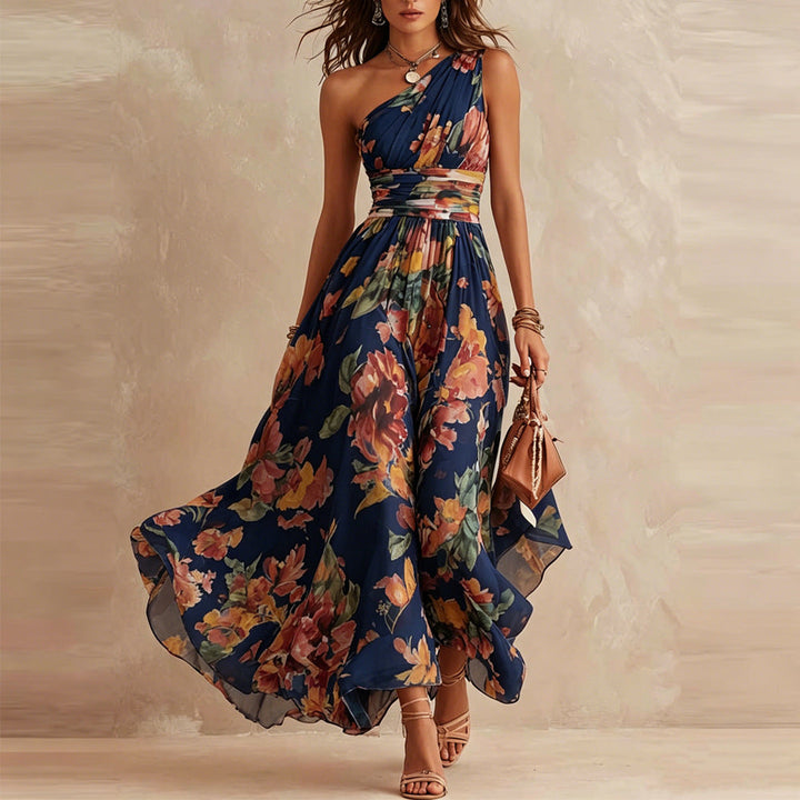 June™ One-Shoulder Floral Maxi Dress